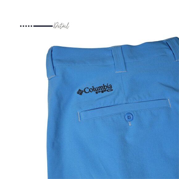 VIVID BLUE COLUMBIA WATER SHORT FOR MEN SIZE 40 - Picture 3 of 11